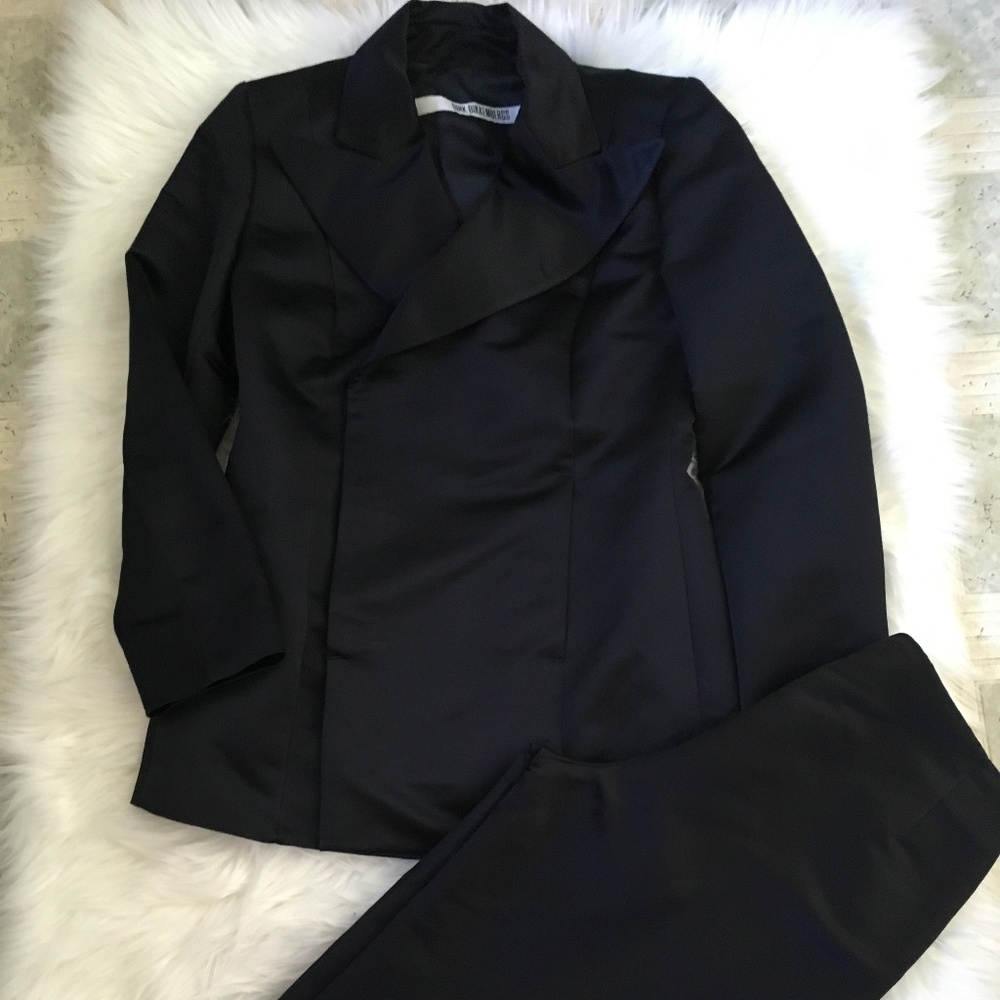 dirk bikkembergs tuxedo 2 piece pantsuit